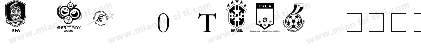 Italy 2006 font字体转换